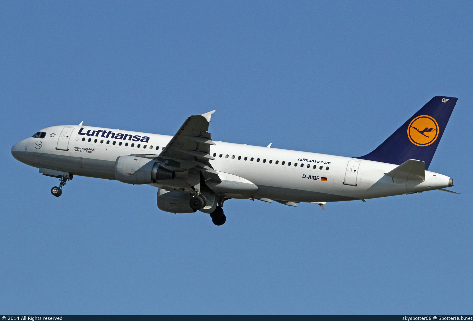 Photo of D-AIQF - Airbus A320-211 operated by Lufthansa