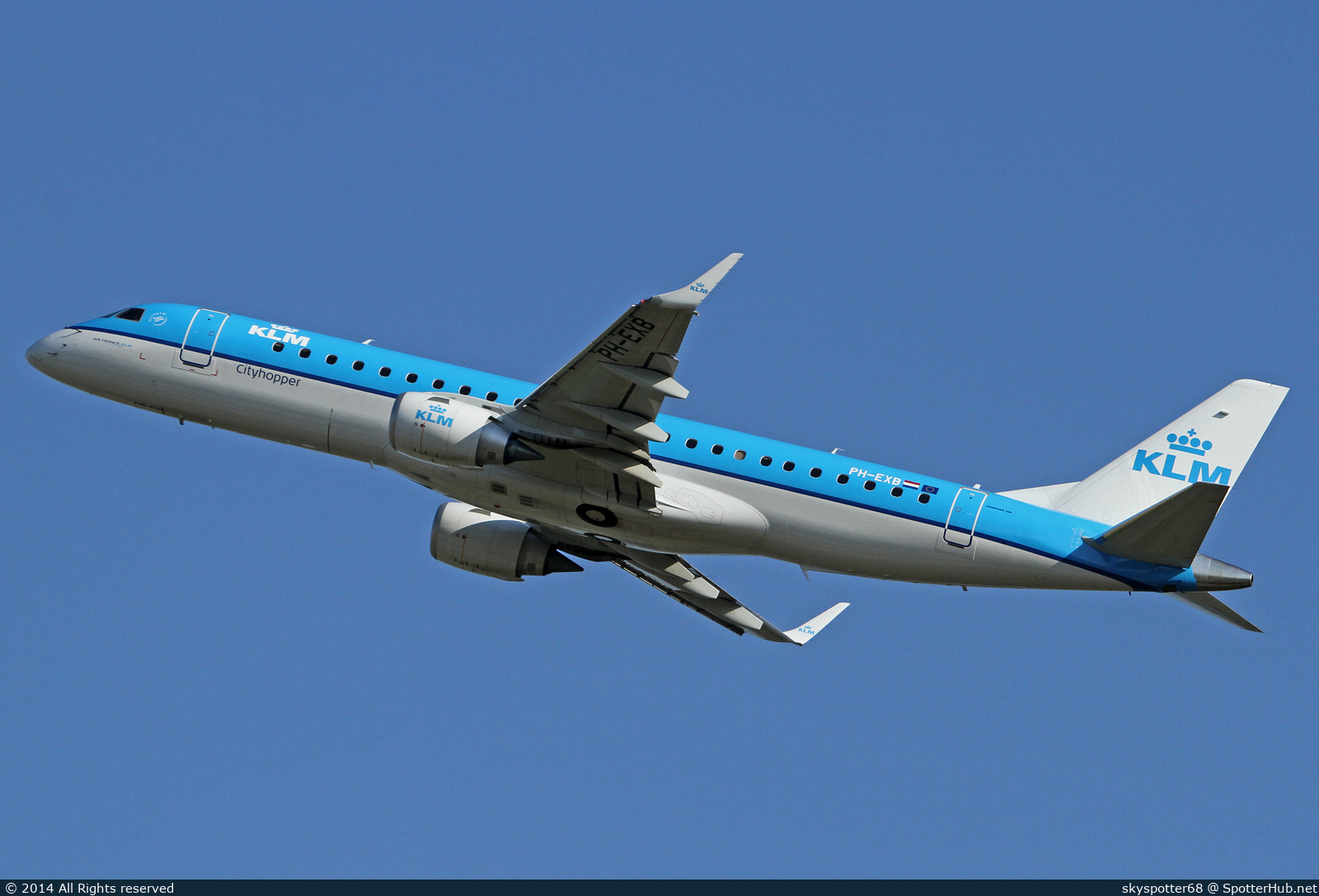 Photo of PH-EXB - Embraer ERJ-190STD operated by KLM Cityhopper