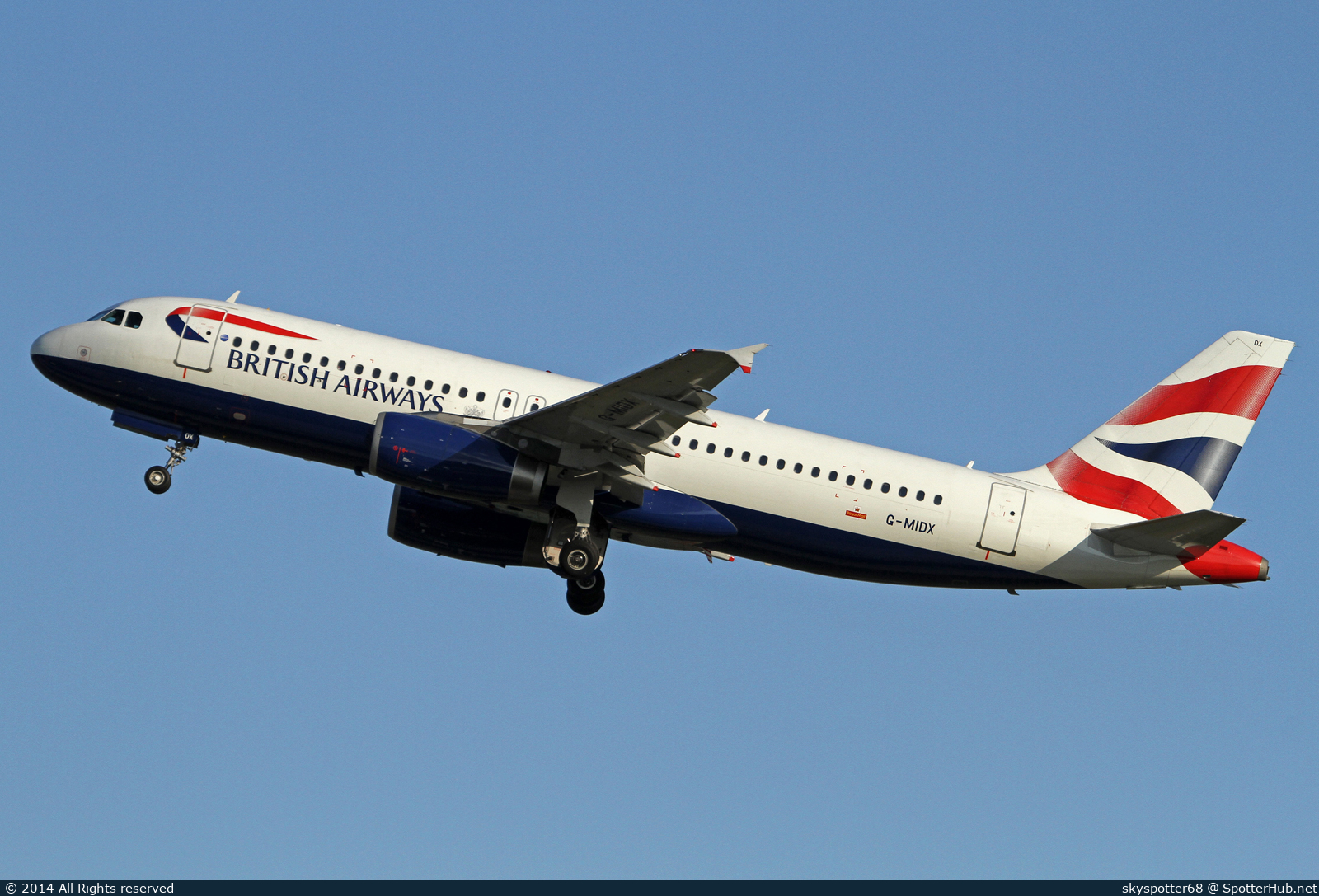 Photo of G-MIDX - Airbus A320-232 operated by British Airways
