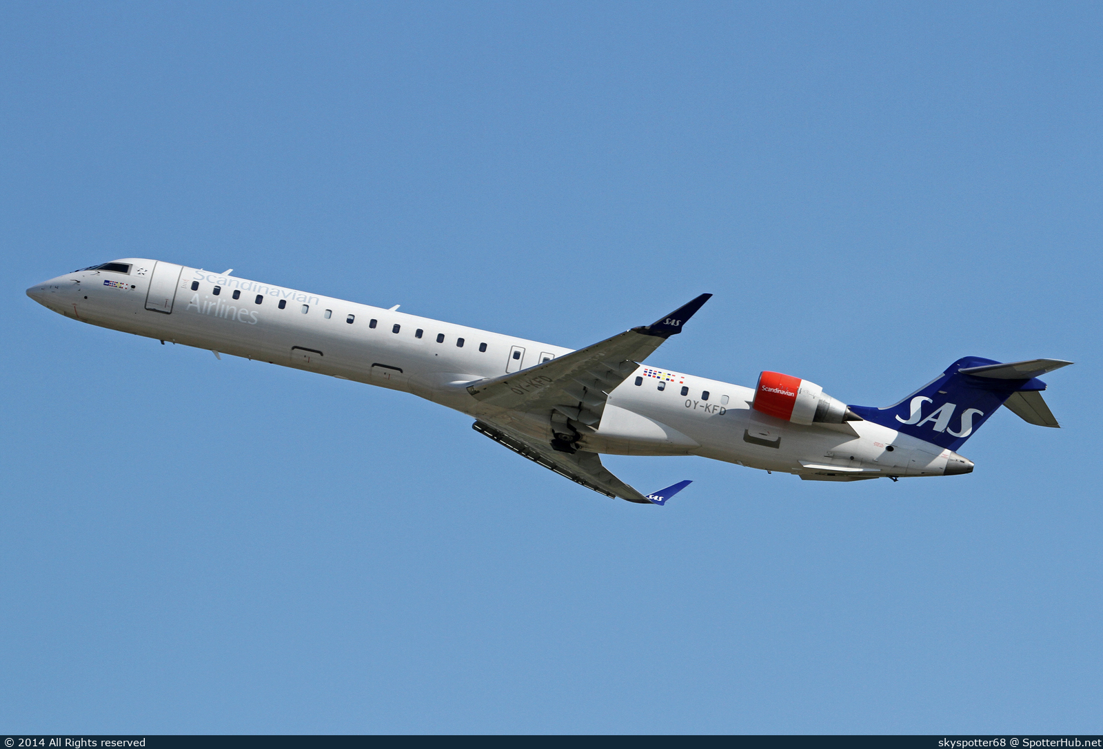 Photo of OY-KFD - Bombardier CRJ-900LR operated by SAS Scandinavian Airlines