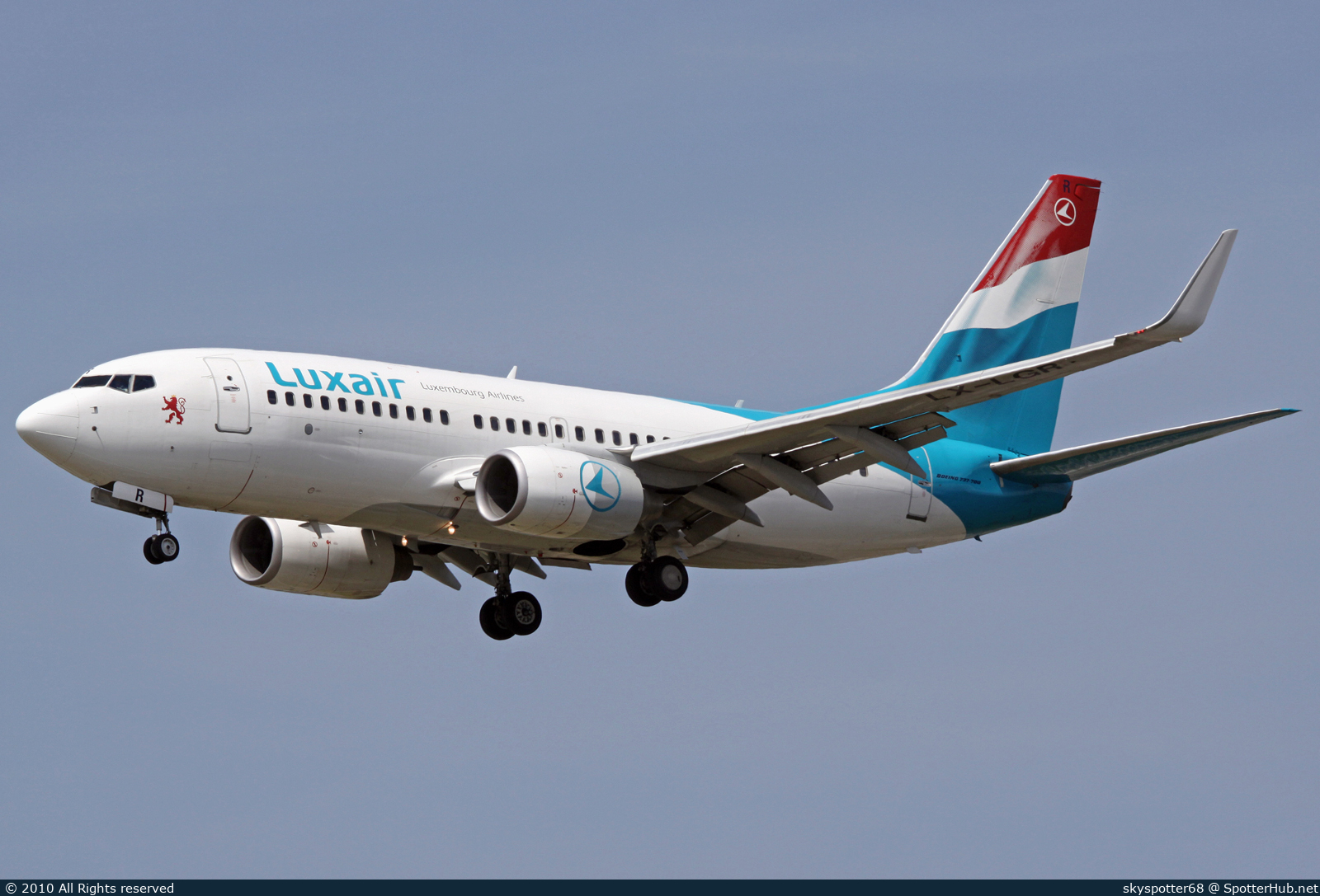 Photo of LX-LGR - Boeing 737-7C9 operated by Luxair