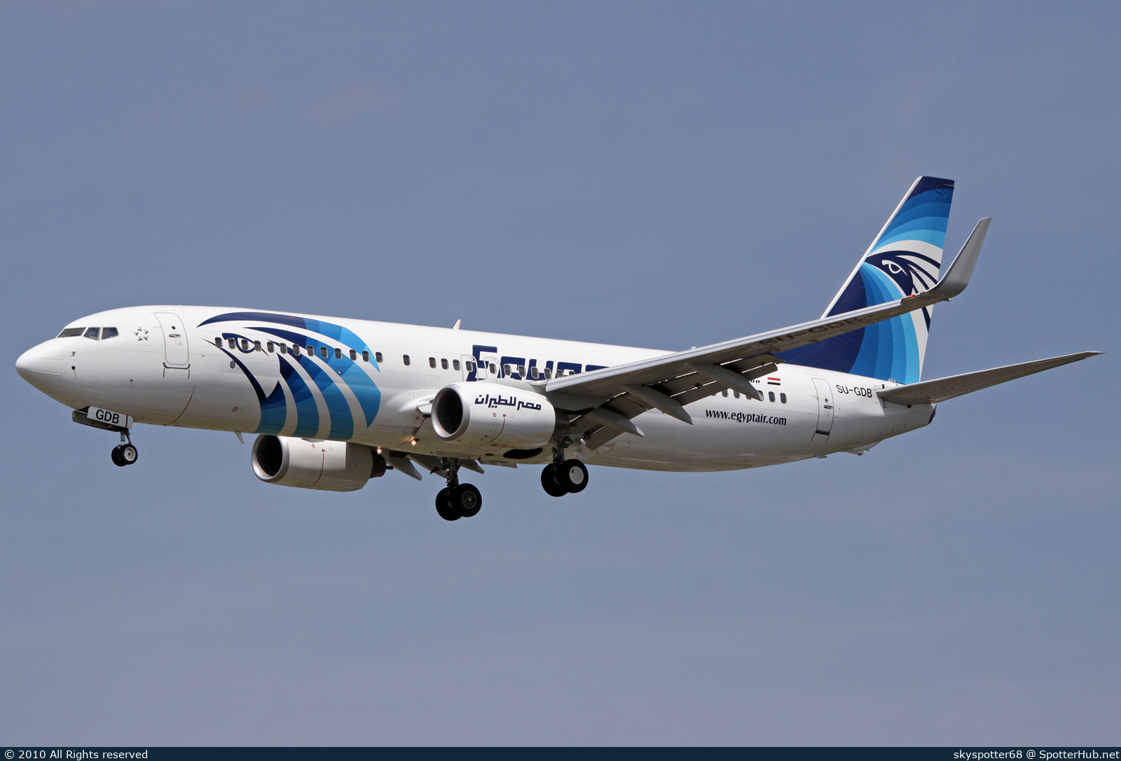 Photo of SU-GDB - Boeing 737-866 operated by Egyptair