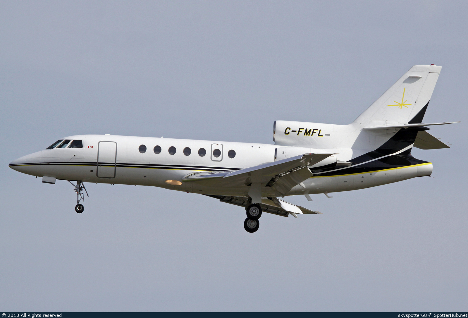 Photo of C-FMFL - Dassault Falcon 50 operated by McCain Foods