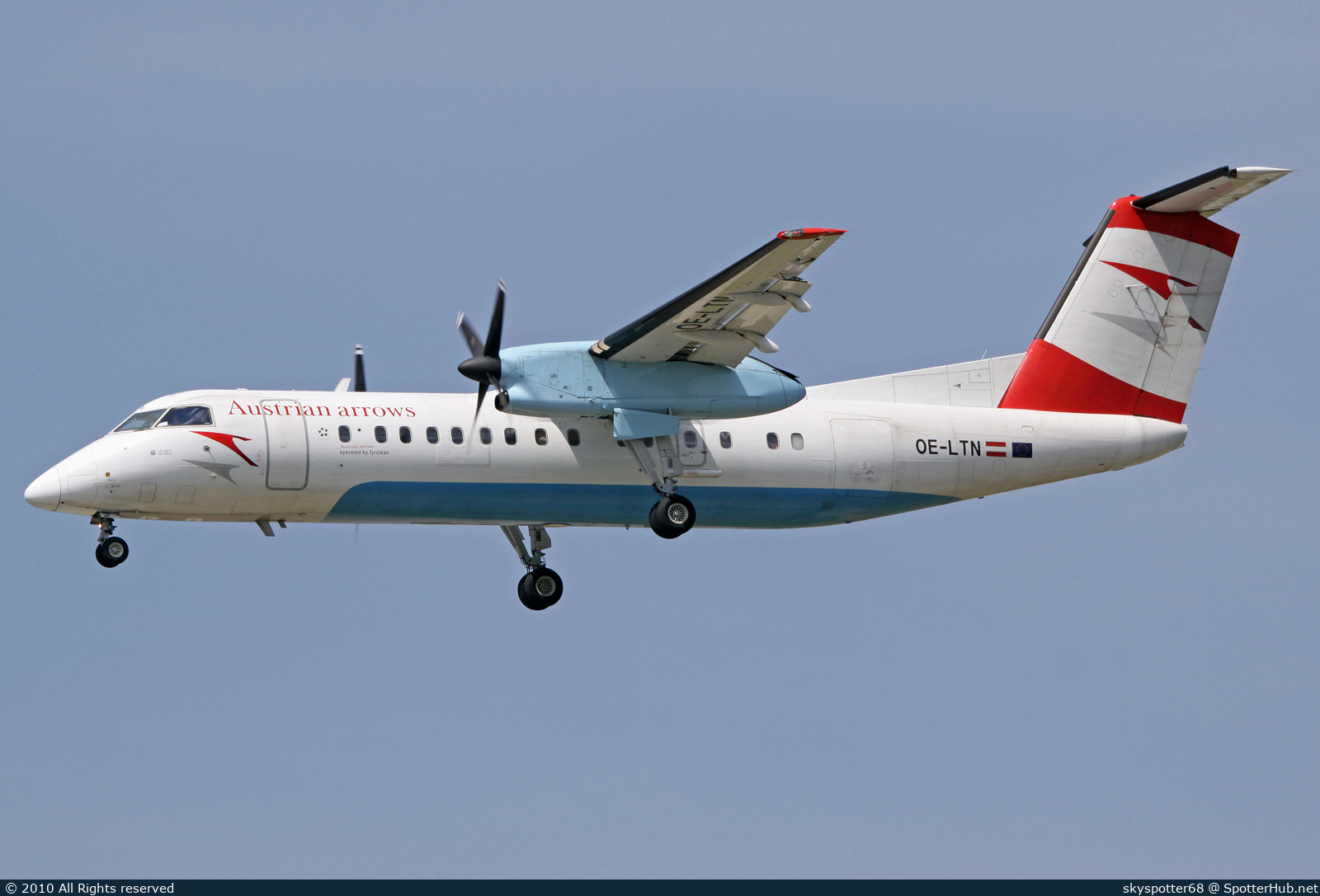 Photo of OE-LTN - Bombardier DHC-8-314 Dash 8 Q300 operated by Austrian Arrows (opb Tyrolean Airways)