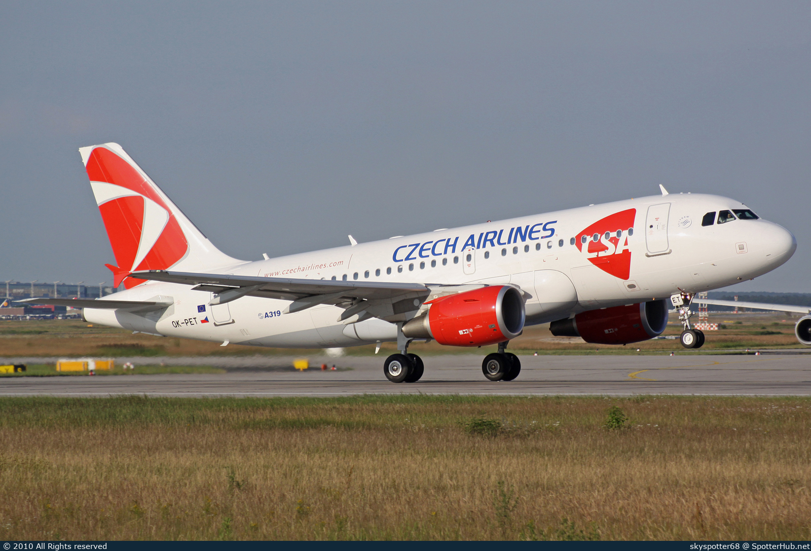Photo of OK-PET - Airbus A319-112 operated by CSA Czech Airlines