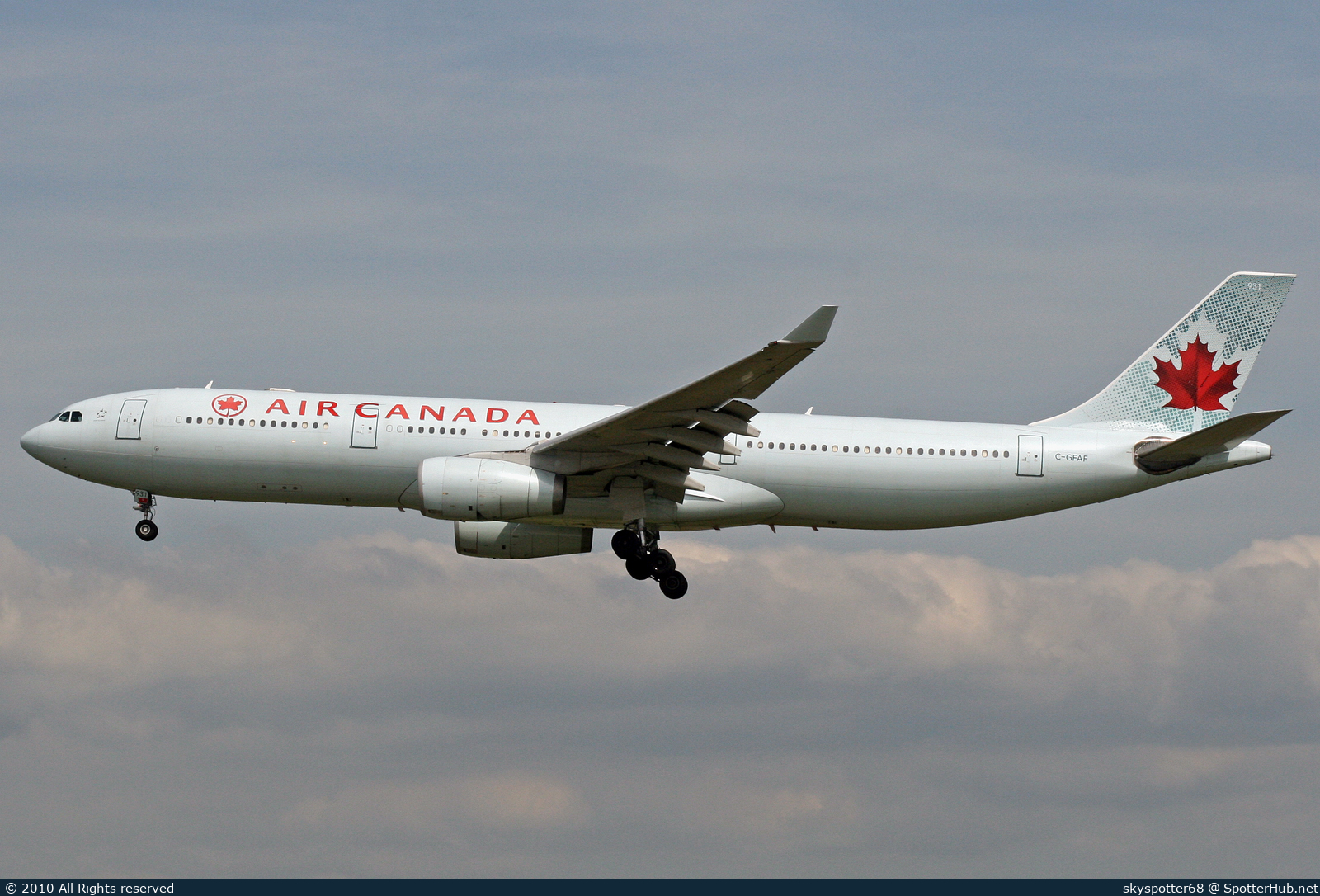 Photo of C-GFAF - Airbus A330-343 operated by Air Canada