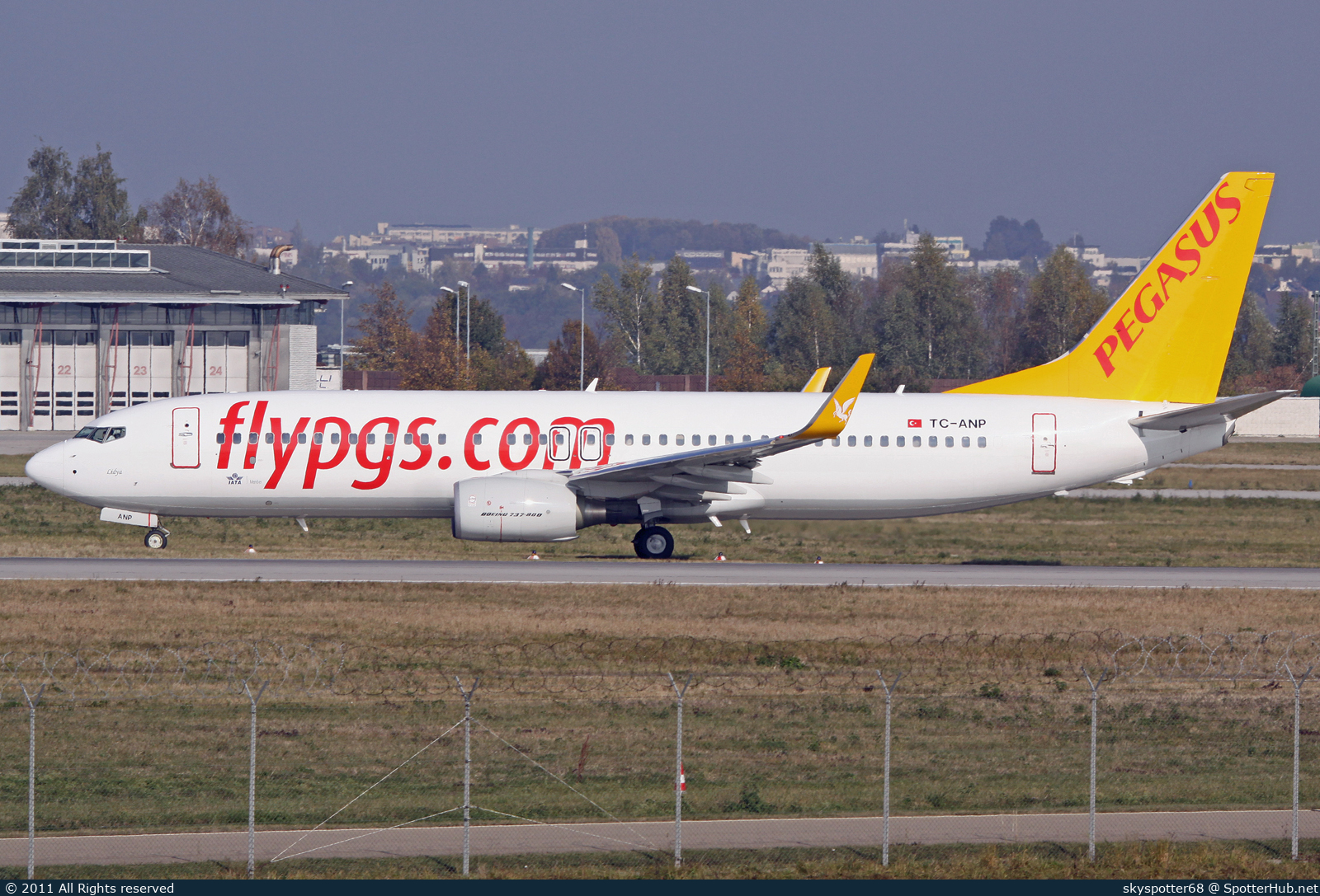 Photo of TC-ANP - Boeing 737-82R operated by Pegasus Airlines