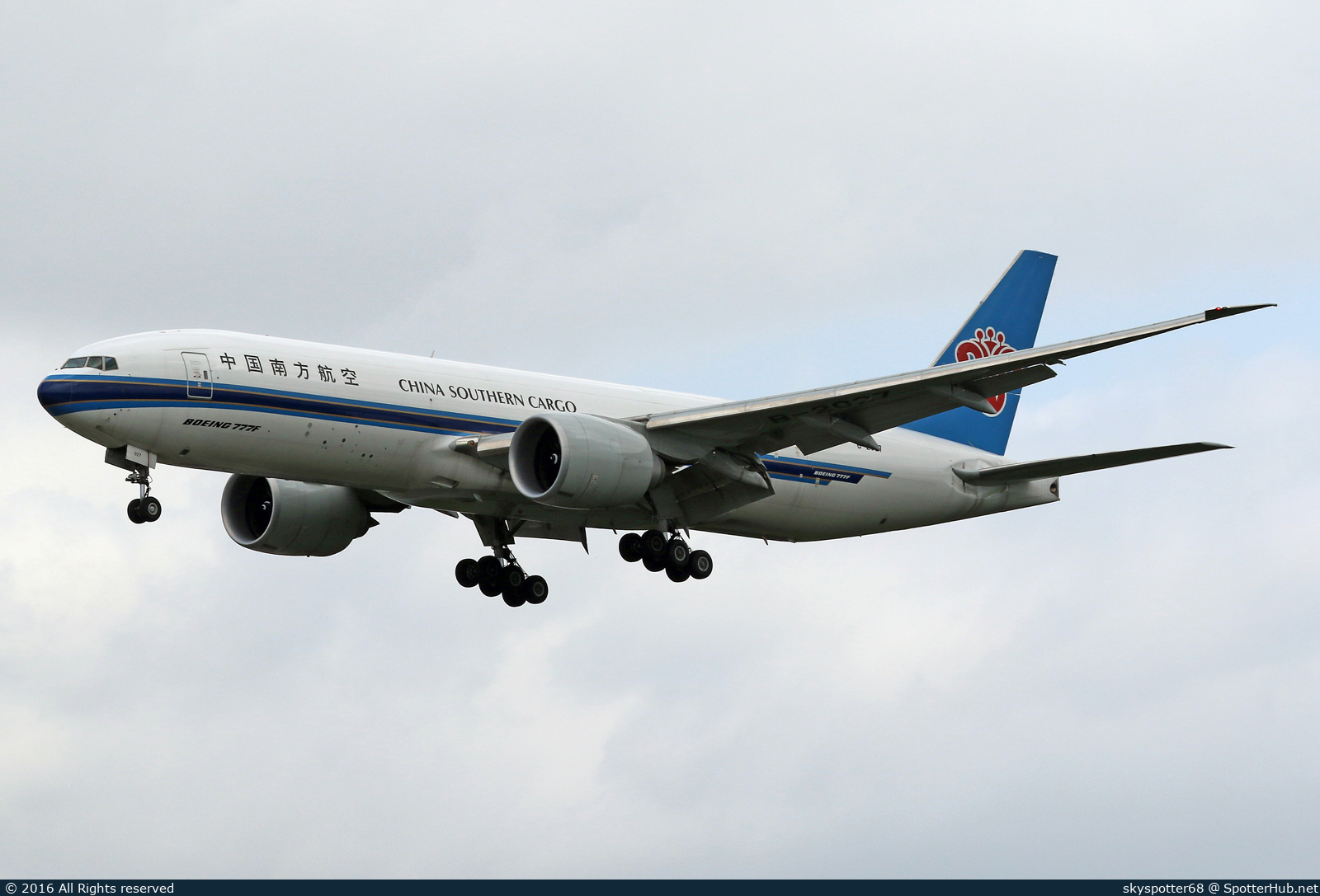 Photo of B-2027 - Boeing 777-F1B operated by China Southern Cargo