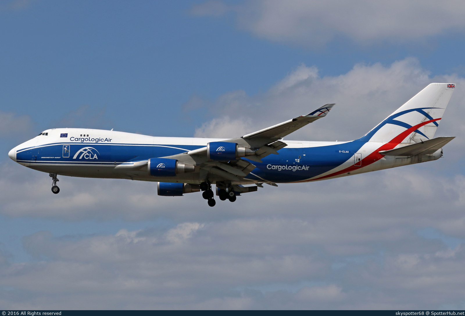 Photo of G-CLAA - Boeing 747-446F operated by CargoLogicAir