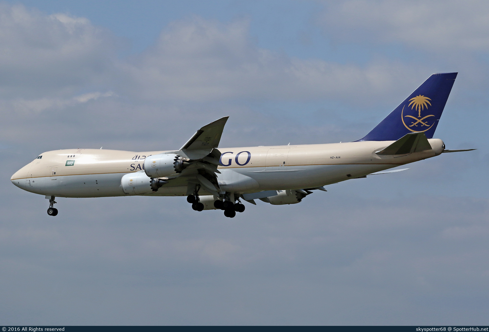 Photo of HZ-AI4 - Boeing 747-87UF operated by Saudia Cargo