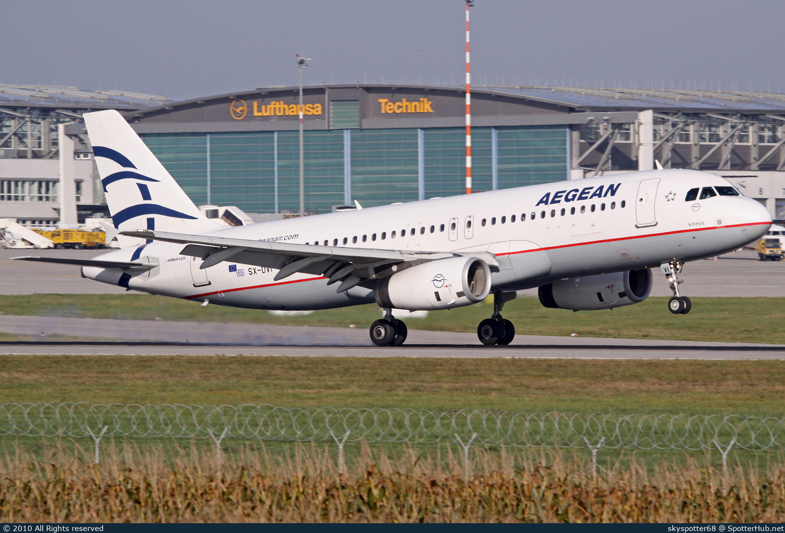 Photo of SX-DVI - Airbus A320-232 operated by Aegean Airlines