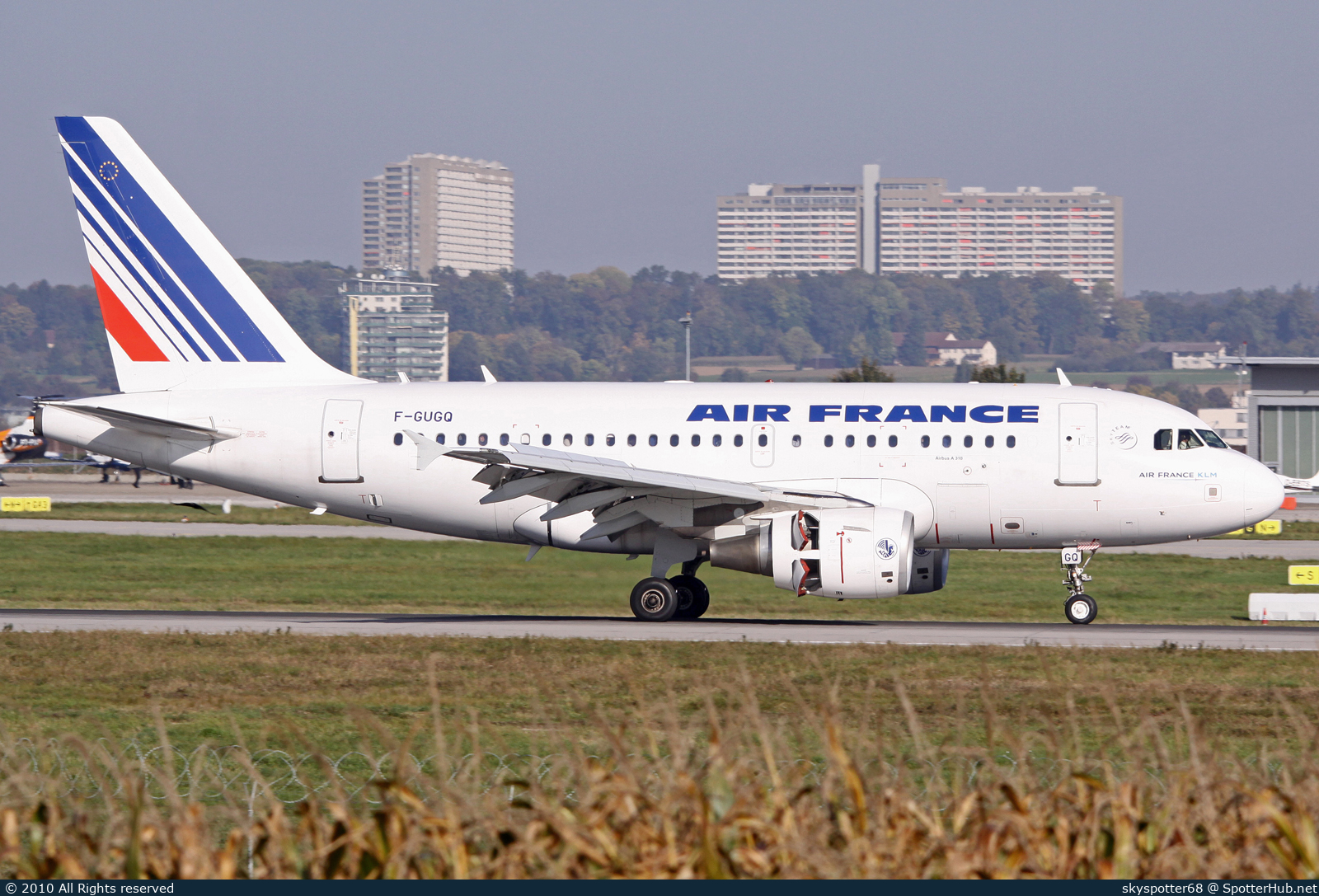 Photo of F-GUGQ - Airbus A318-111 operated by Air France