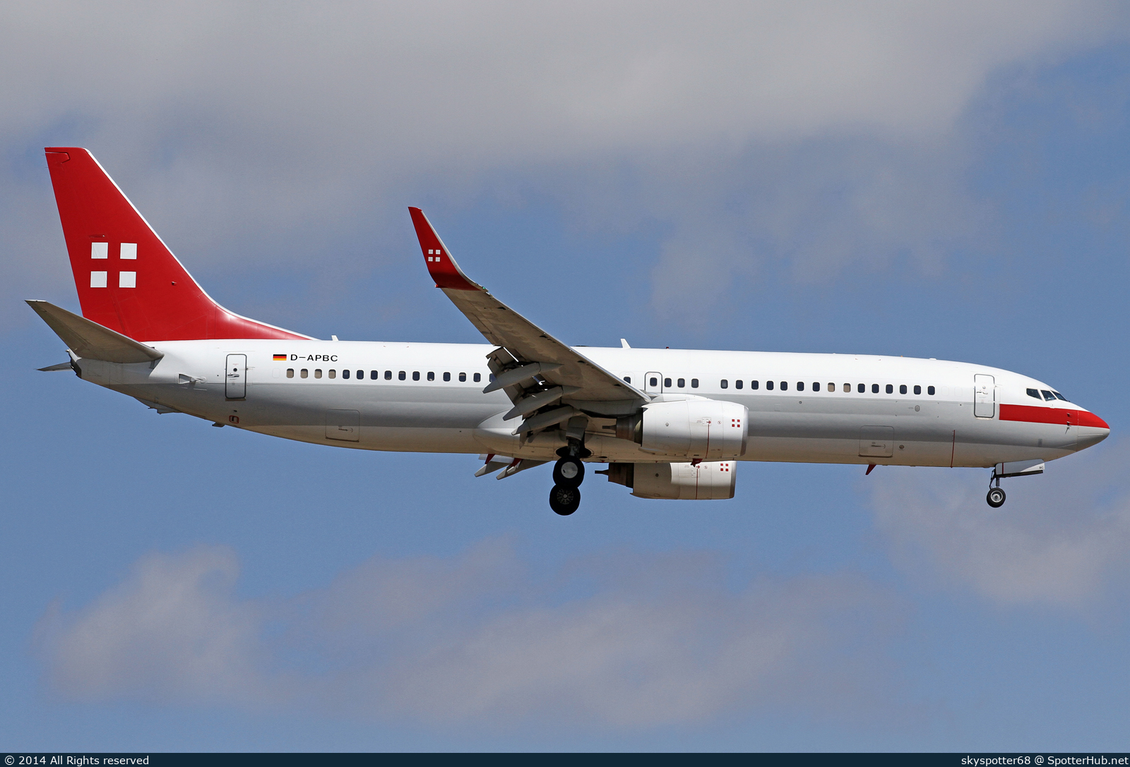 Photo of D-APBC - Boeing 737-8BK operated by PrivatAir