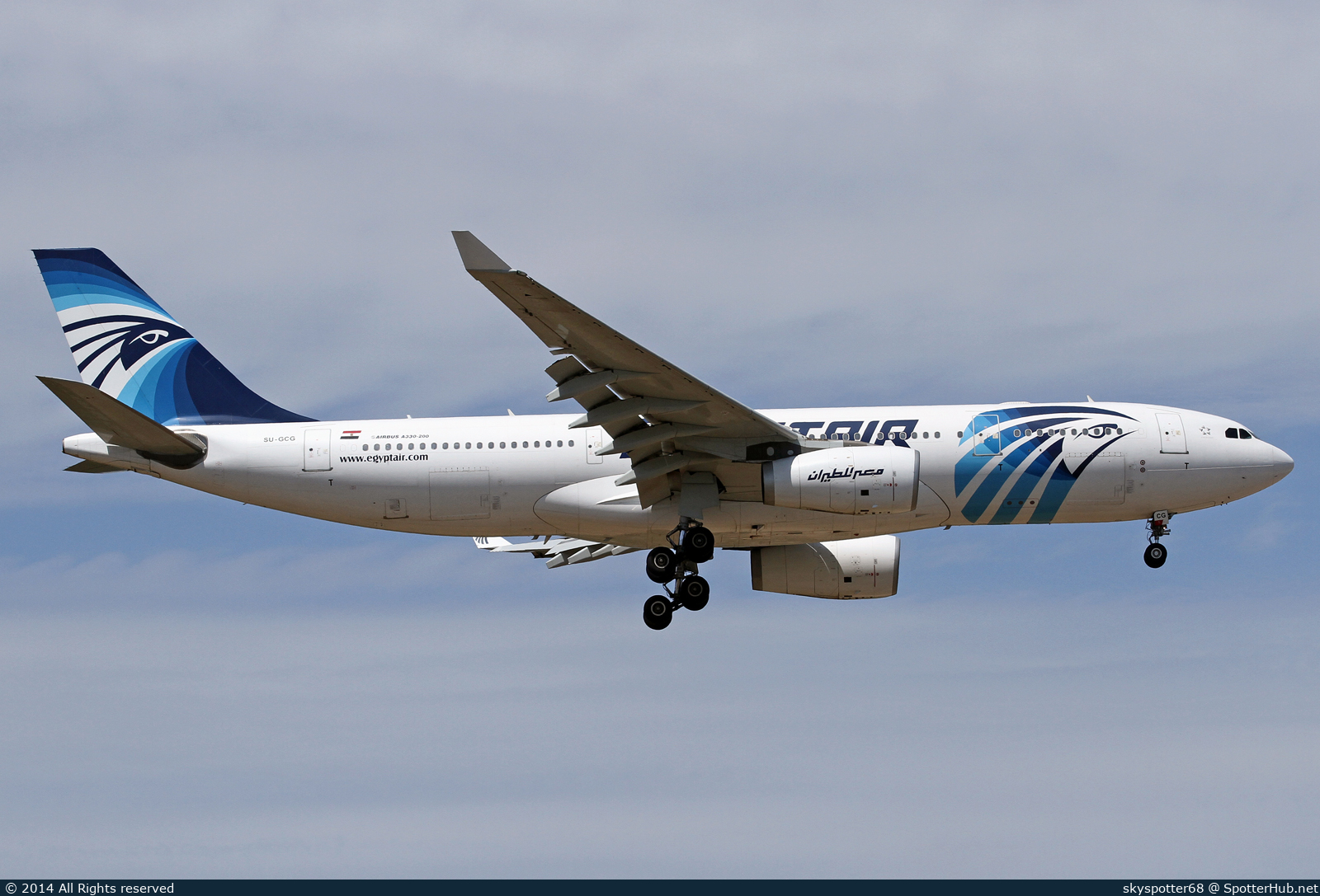 Photo of SU-GCG - Airbus A330-243 operated by Egyptair