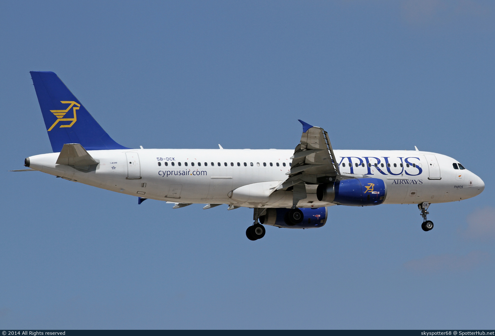 Photo of 5B-DCK - Airbus A320-232 operated by Cyprus Airways