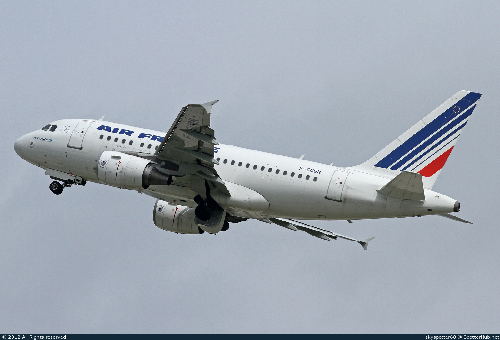 Photo of F-GUGN - Airbus A318-111 operated by Air France