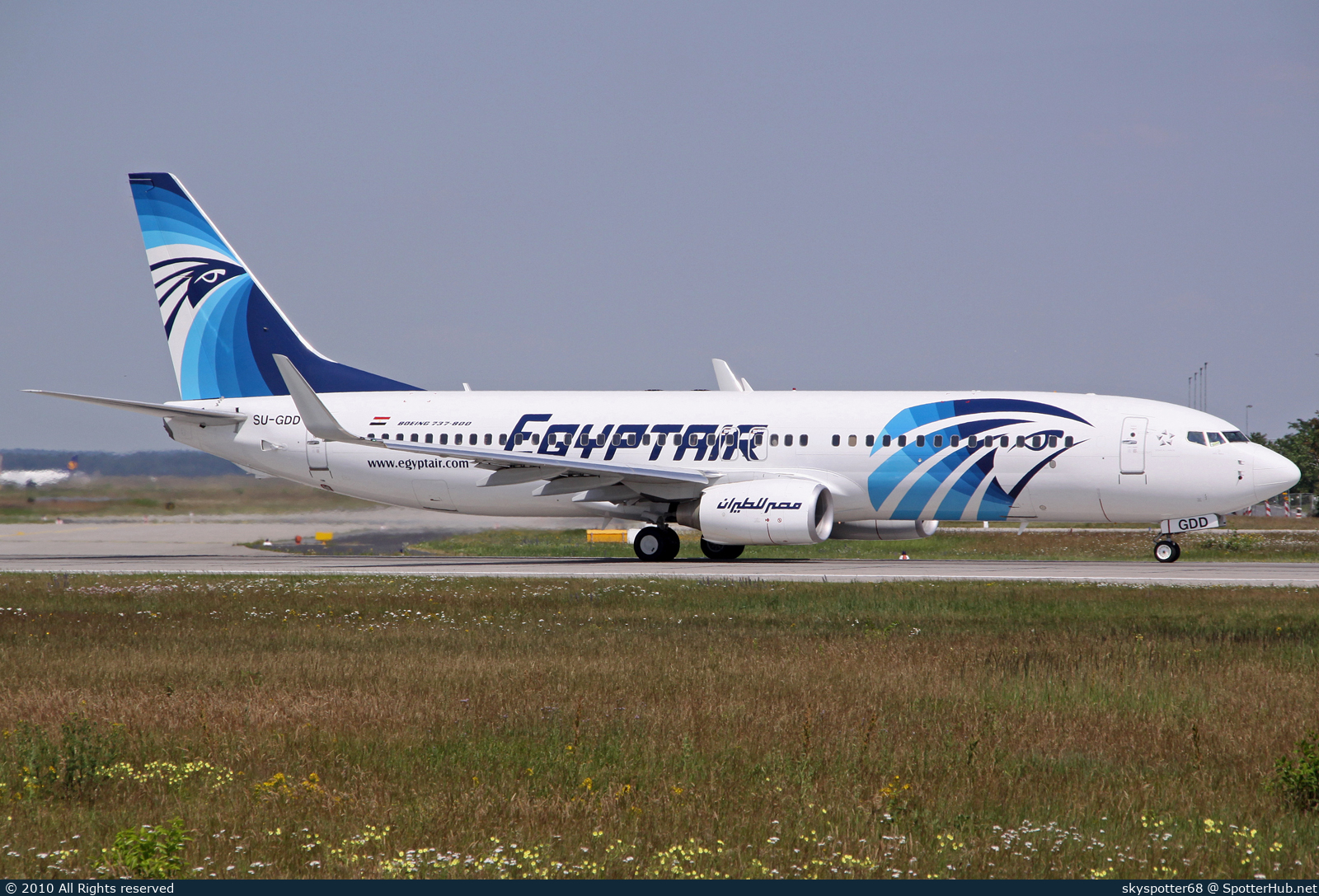 Photo of SU-GDD - Boeing 737-866 operated by Egyptair