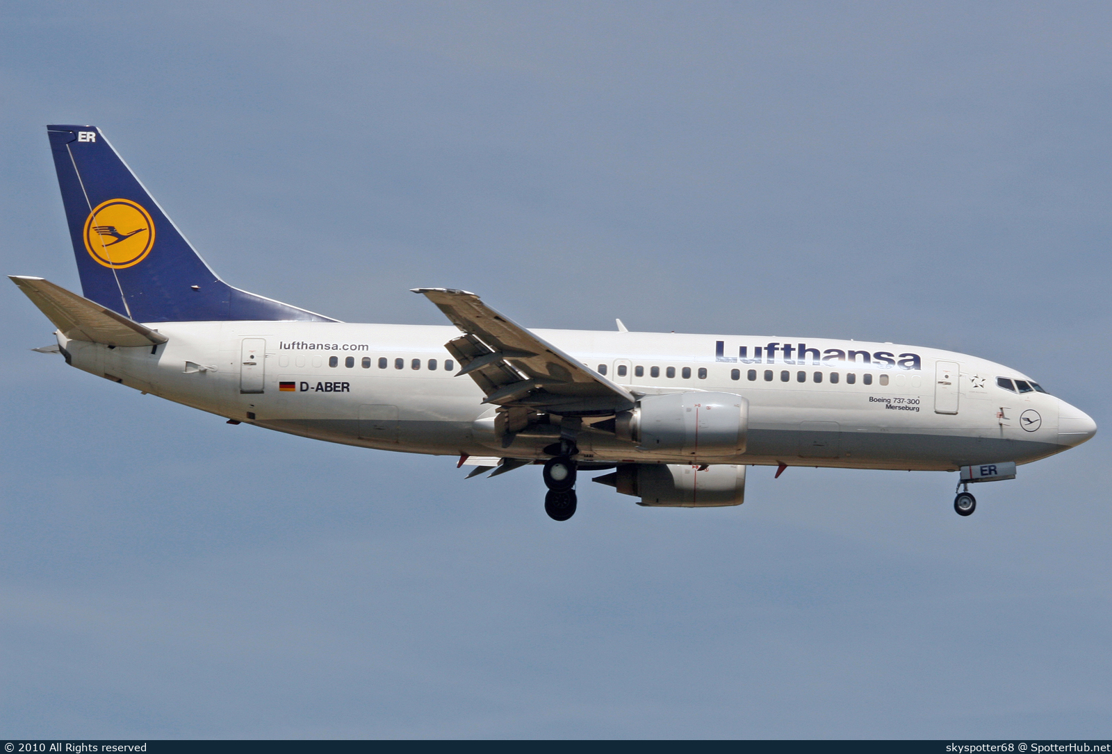 Photo of D-ABER - Boeing 737-330 operated by Lufthansa