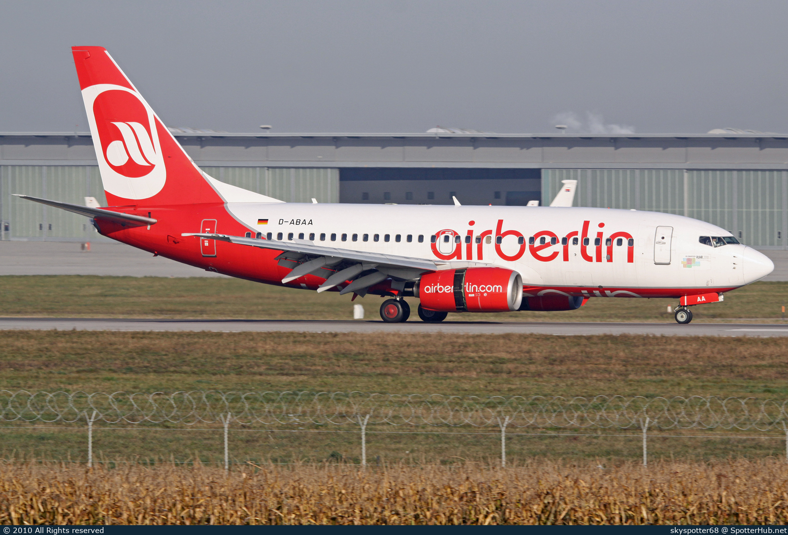 Photo of D-ABAA - Boeing 737-76Q operated by Air Berlin