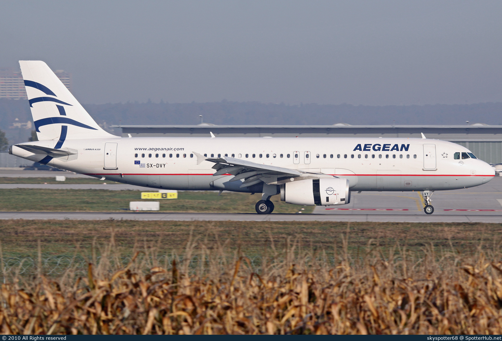 Photo of SX-DVY - Airbus A320-232 operated by Aegean Airlines