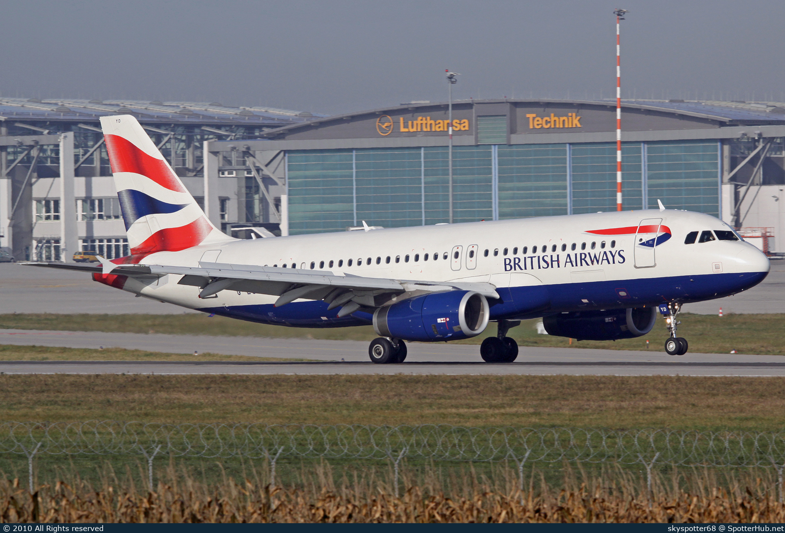 Photo of G-EUYD - Airbus A320-232 operated by British Airways
