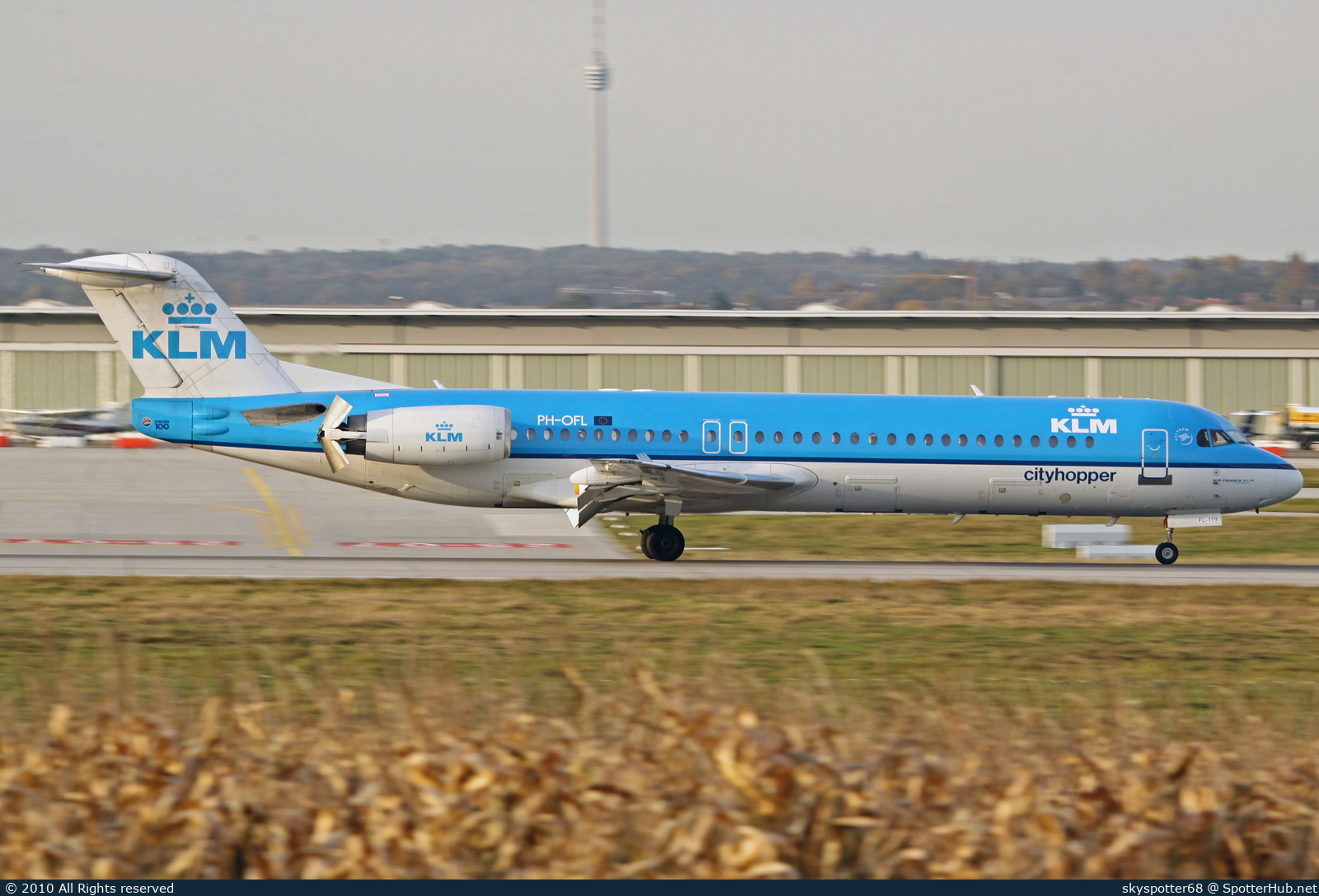 Photo of PH-OFL - Fokker 100 operated by KLM Cityhopper