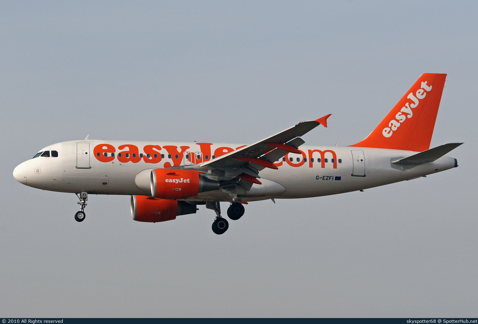 Photo of G-EZFI - Airbus A319-111 operated by easyJet