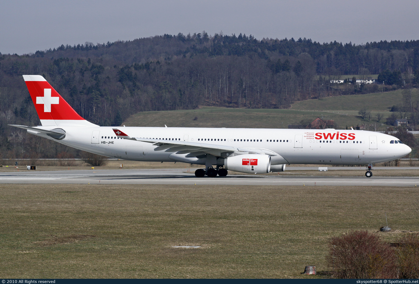 Photo of HB-JHE - Airbus A330-343 operated by Swiss International Air Lines