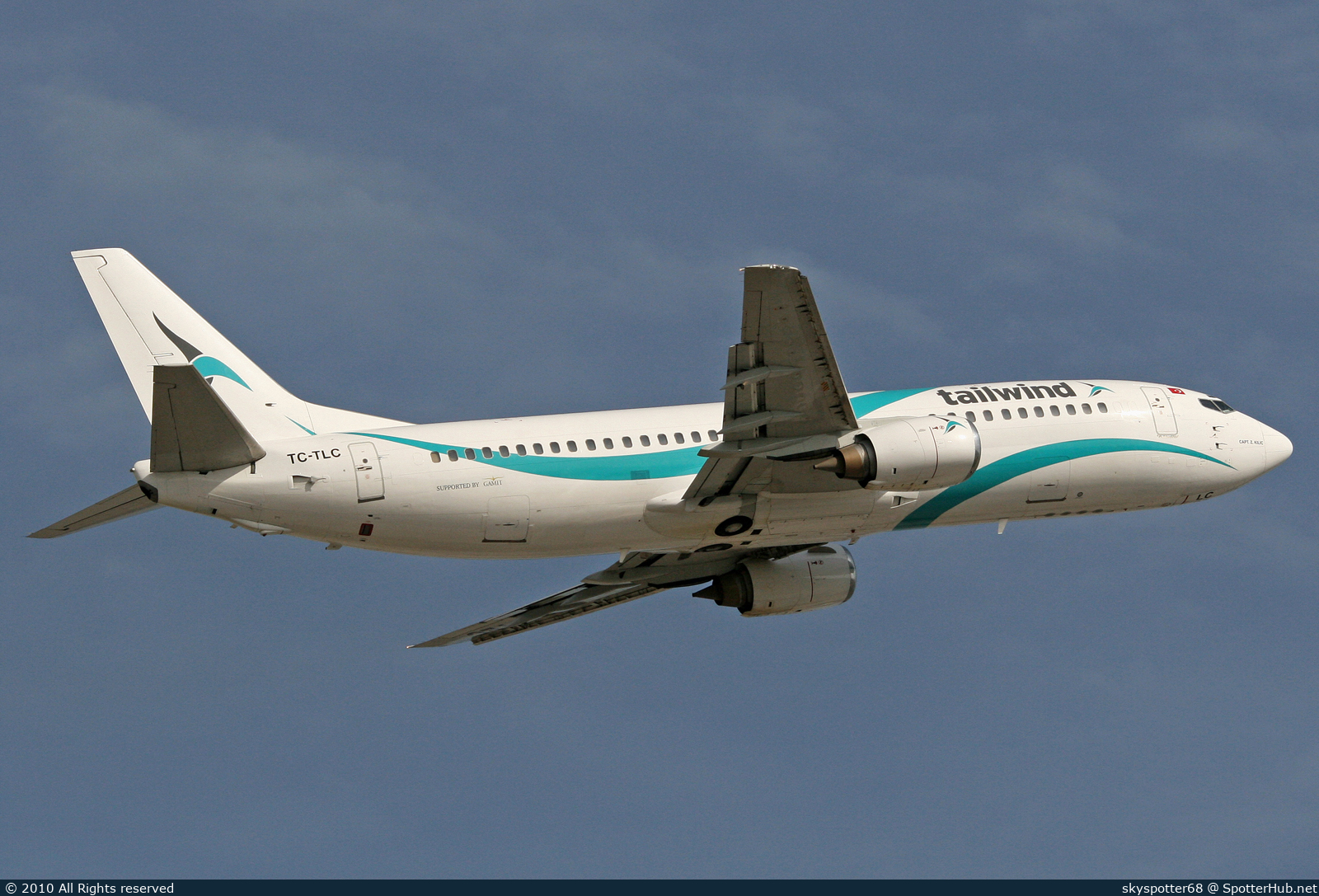 Photo of TC-TLC - Boeing 737-4Q8 operated by Tailwind Airlines