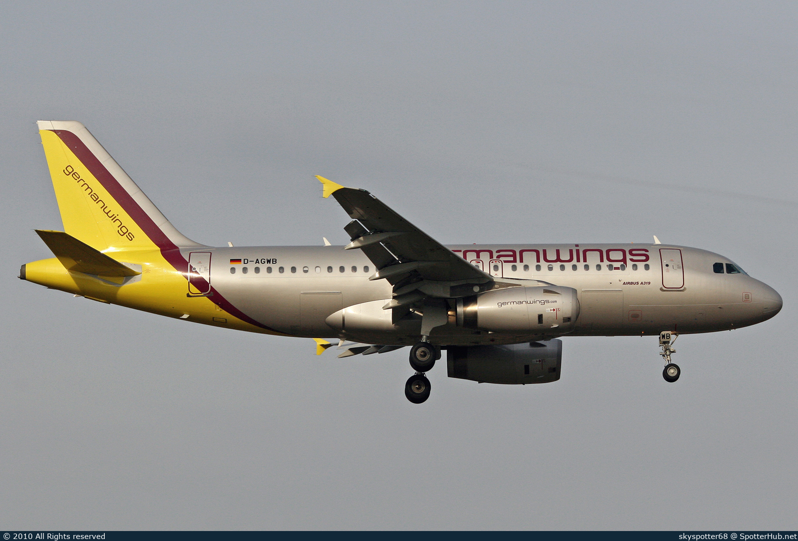 Photo of D-AGWB - Airbus A319-132 operated by Germanwings