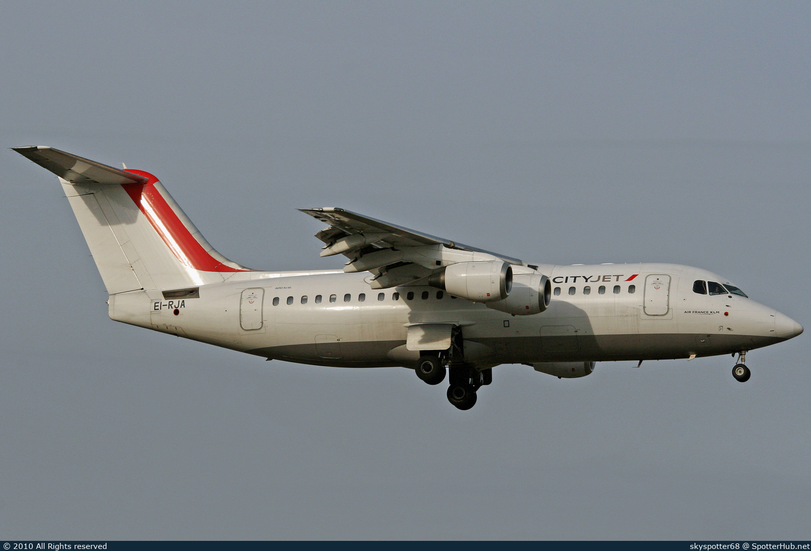 Photo of EI-RJA - British Aerospace Avro RJ85 operated by CityJet