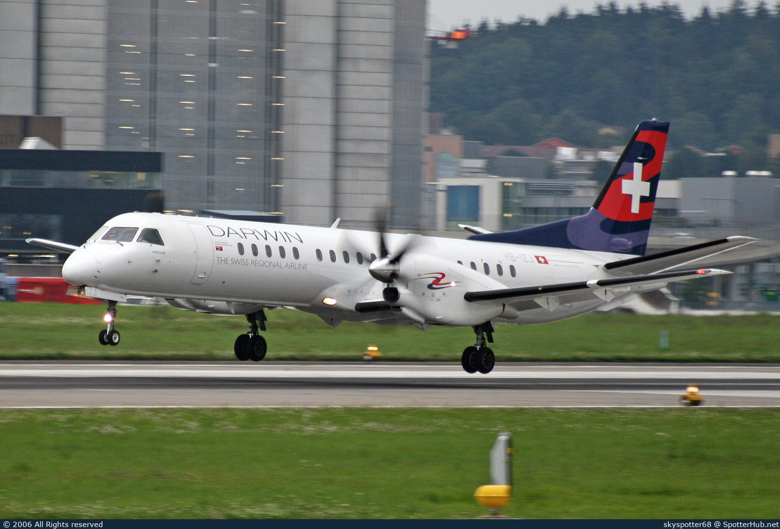 Photo of HB-IZJ - Saab 2000 operated by Darwin Airline