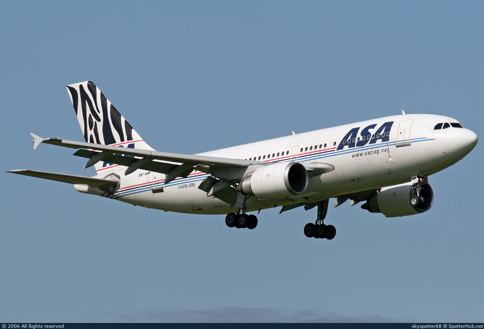 Photo of 5Y-VIP - Airbus A310-308 operated by ASA African Safari Airways