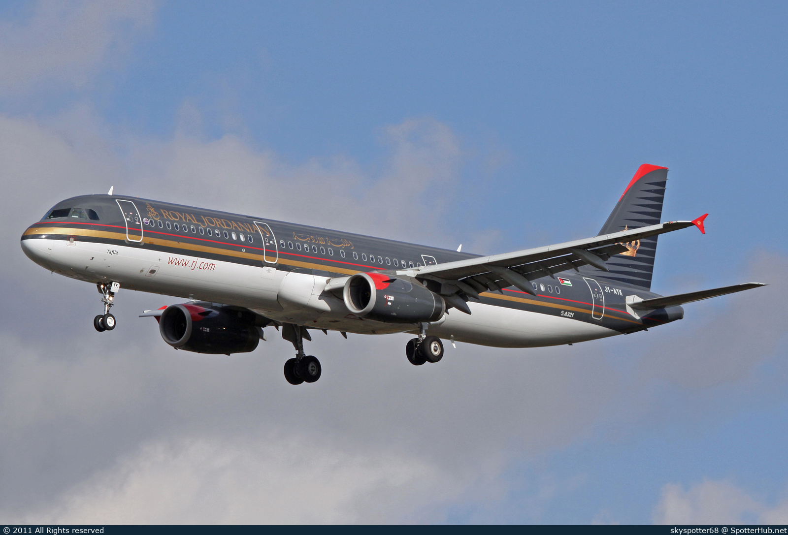Photo of JY-AYK - Airbus A321-231 operated by Royal Jordanian Airlines