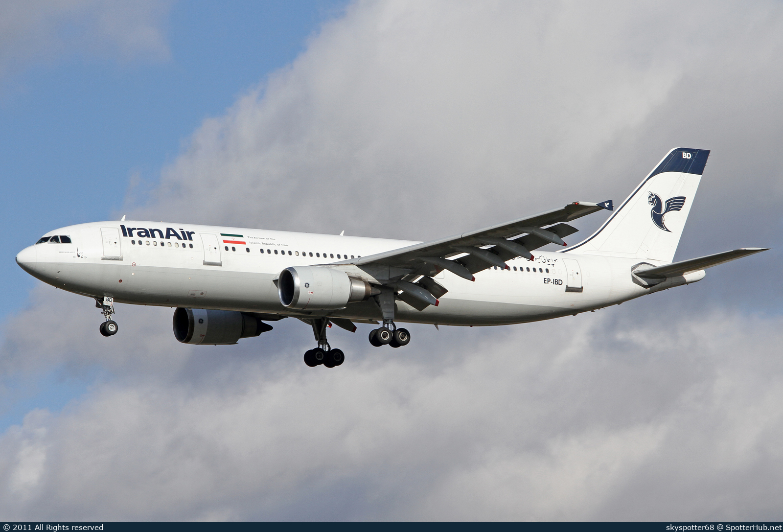 Photo of EP-IBD - Airbus A300B4-605R operated by Iran Air