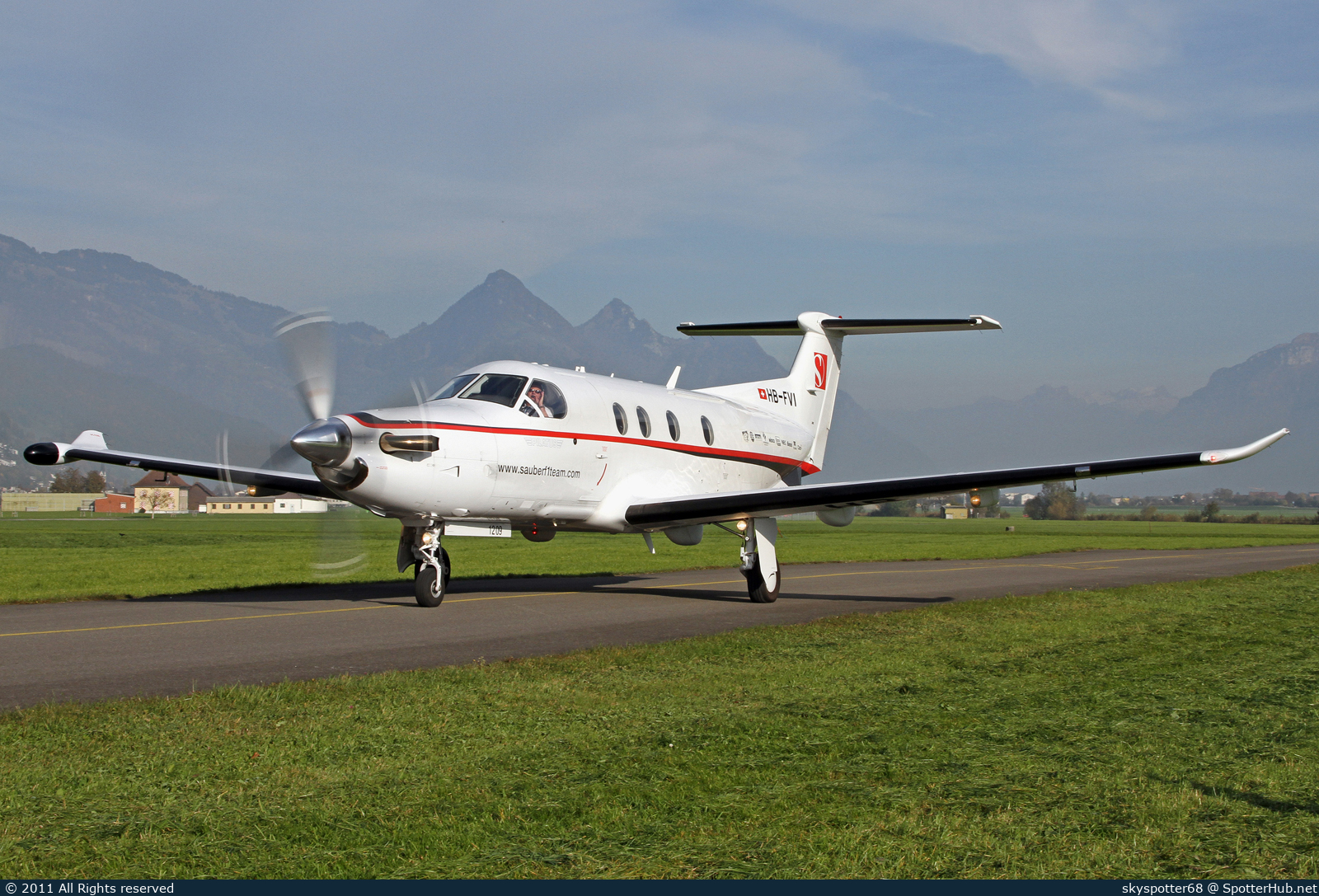 Photo of HB-FVI - Pilatus PC-12 NG operated by Pilatus Business Aircraft