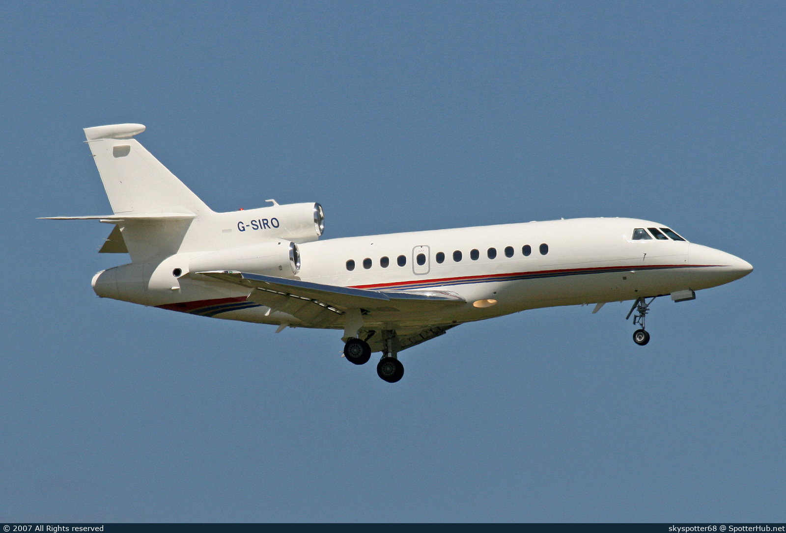 Photo of G-SIRO - Dassault Falcon 900EX operated by Condor Aviation