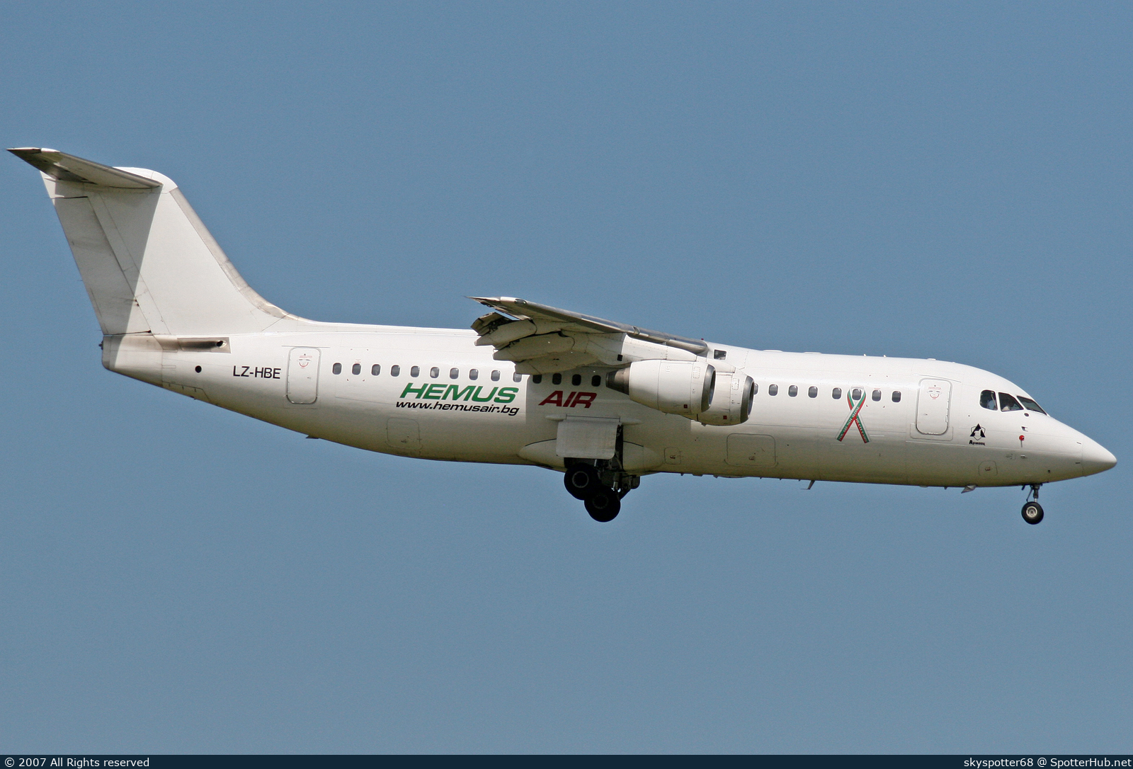 Photo of LZ-HBE - British Aerospace 146-300 operated by Hemus Air