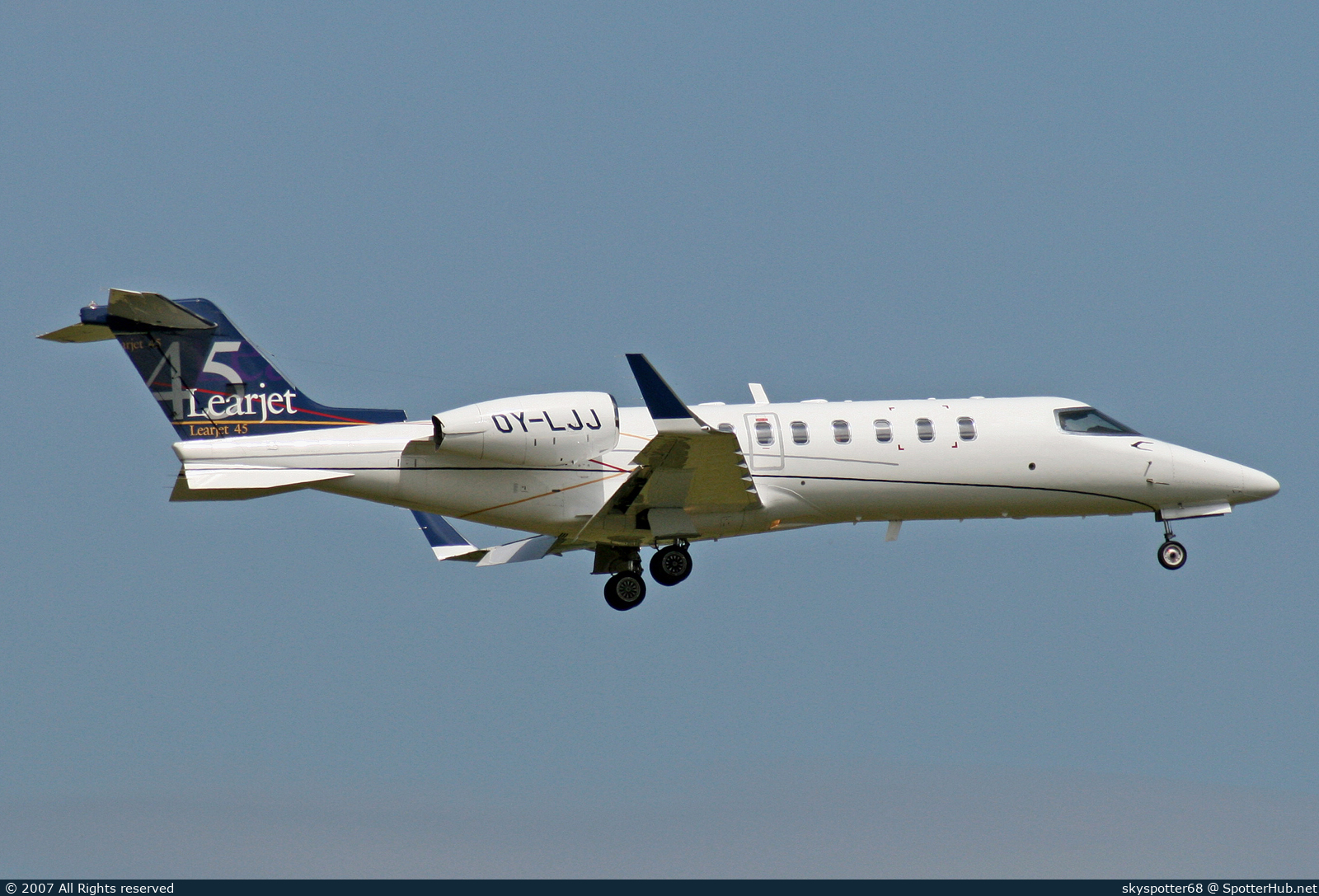 Photo of OY-LJJ - Bombardier Learjet 45 operated by Execujet Scandinavia