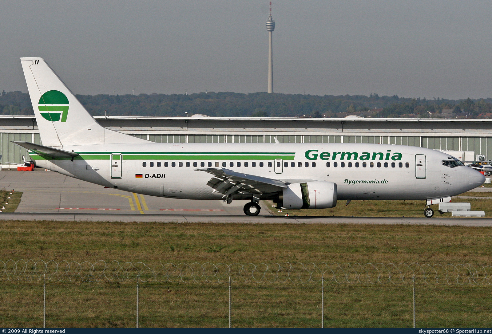 Photo of D-ADII - Boeing 737-329 operated by Germania