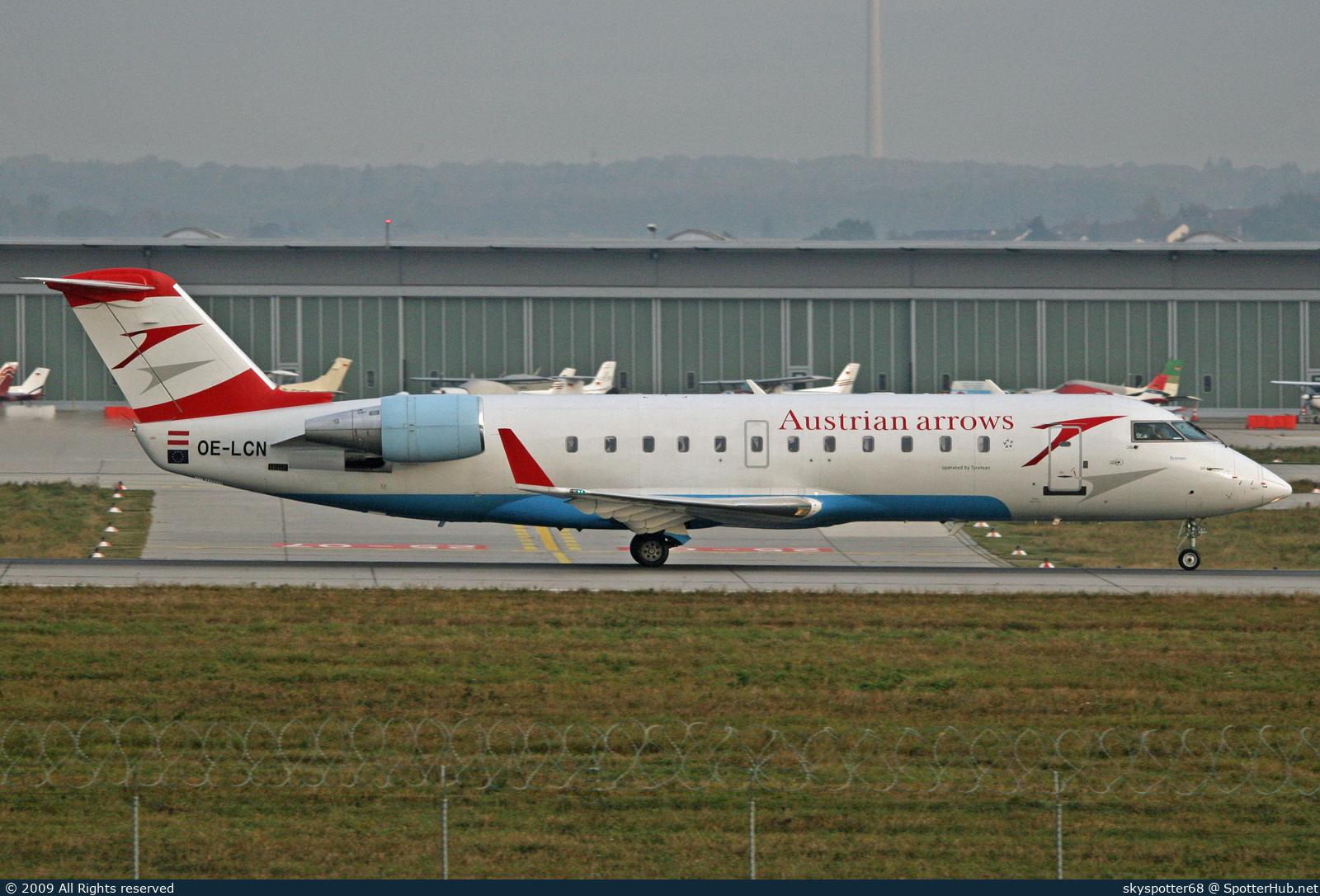 Photo of OE-LCN - Bombardier CRJ-200LR operated by Austrian Arrows (opb Tyrolean Airways)