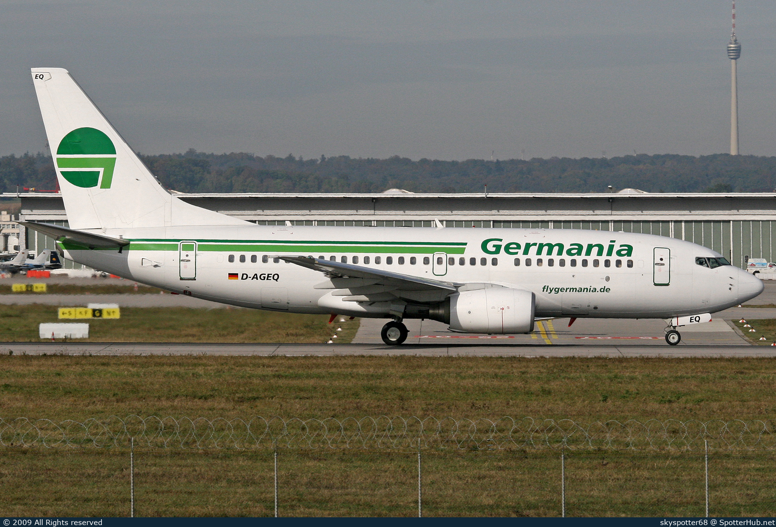 Photo of D-AGEQ - Boeing 737-75B operated by Germania