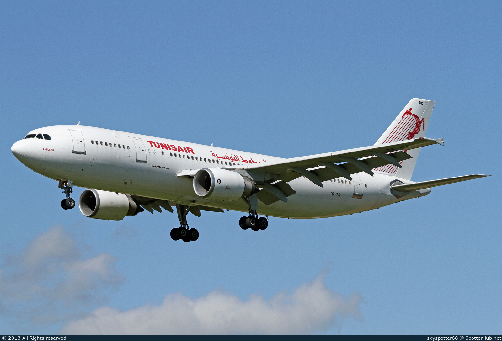 Photo of TS-IPC - Airbus A300B4-605R operated by Tunisair