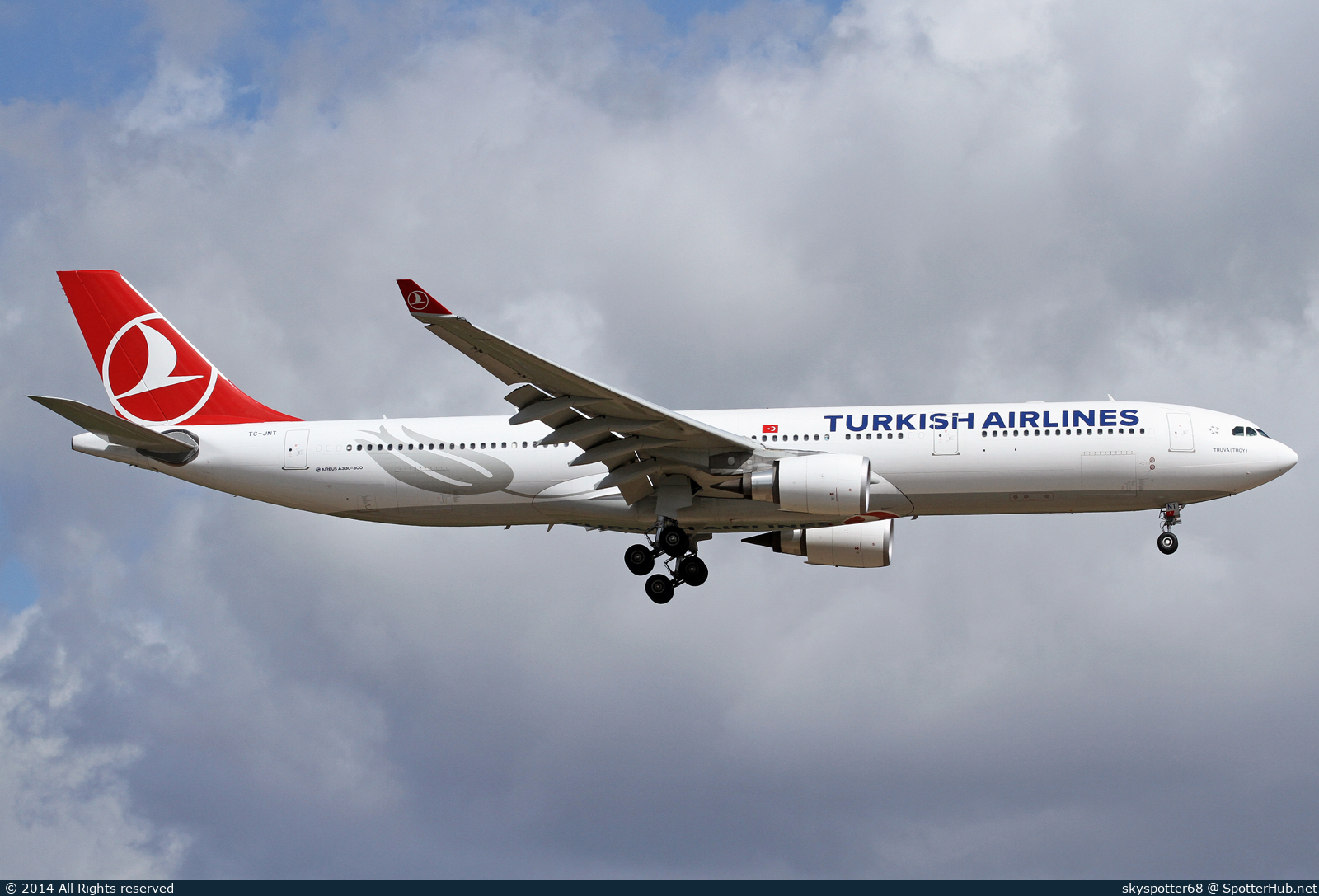 Photo of TC-JNT - Airbus A330-303 operated by Turkish Airlines