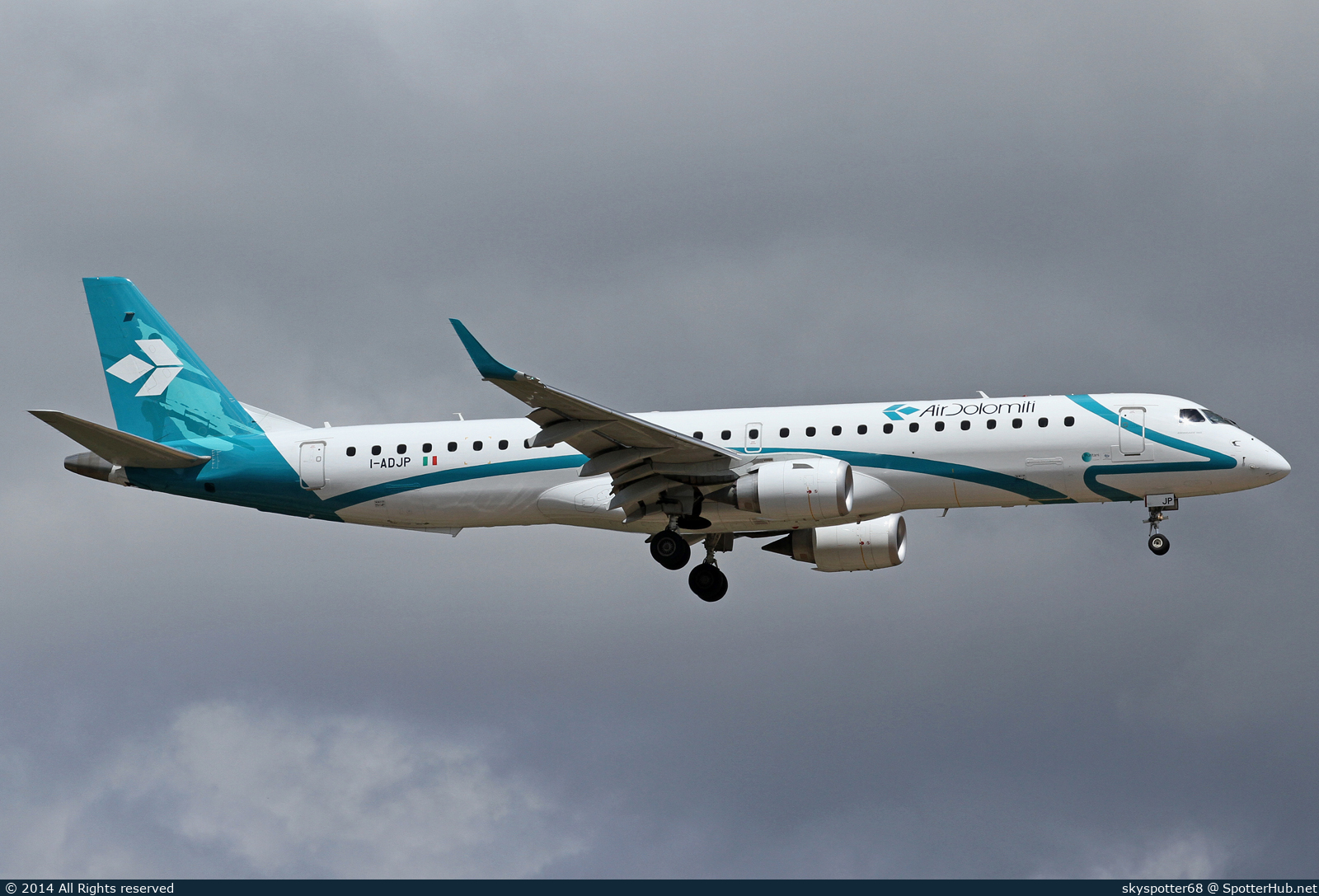 Photo of I-ADJP - Embraer ERJ-195LR operated by Air Dolomiti
