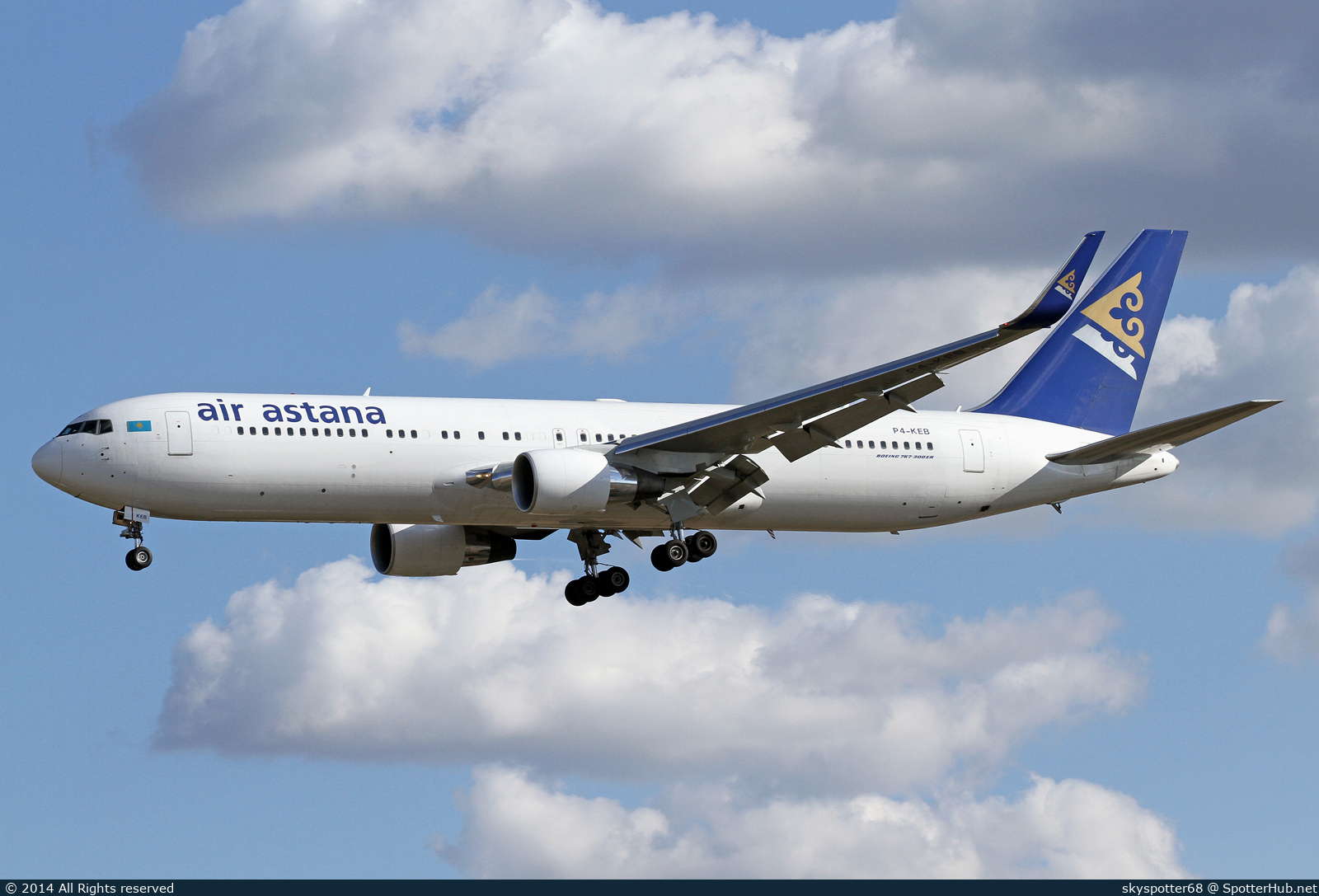 Photo of P4-KEB - Boeing 767-3KY(ER) operated by Air Astana