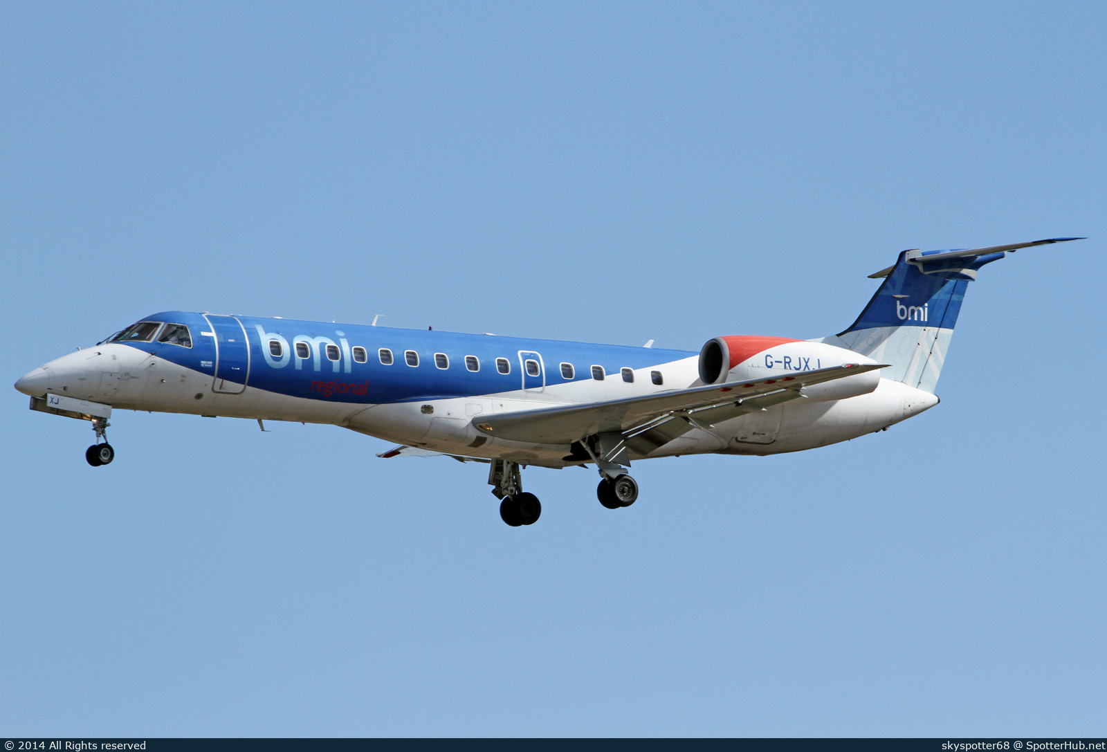 Photo of G-RJXJ - Embraer ERJ-135ER operated by bmi Regional
