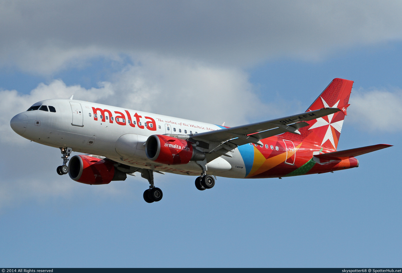 Photo of 9H-AEM - Airbus A319-112 operated by Air Malta