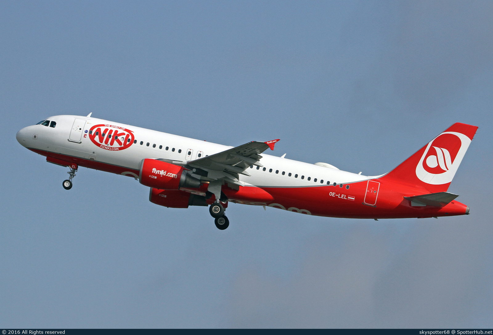 Photo of OE-LEL - Airbus A320-214 operated by Niki