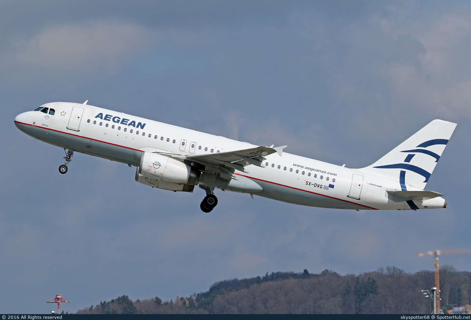 Photo of SX-DVG - Airbus A320-232 operated by Aegean Airlines